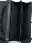 CHANEL SQUARE TRENDY CC WALLET ON CHAIN LAMBSKIN SO BLACK