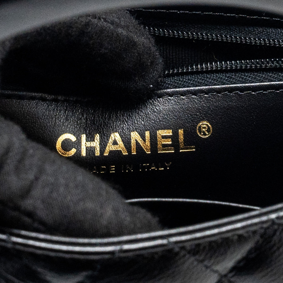 CHANEL MINI KELLY SHOPPING TOTE BAG CALFSKIN BLACK GHW (MICROCHIP)