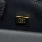 CHANEL MINI BOY BAG CALFSKIN BLACK LGHW (MICROCHIP)