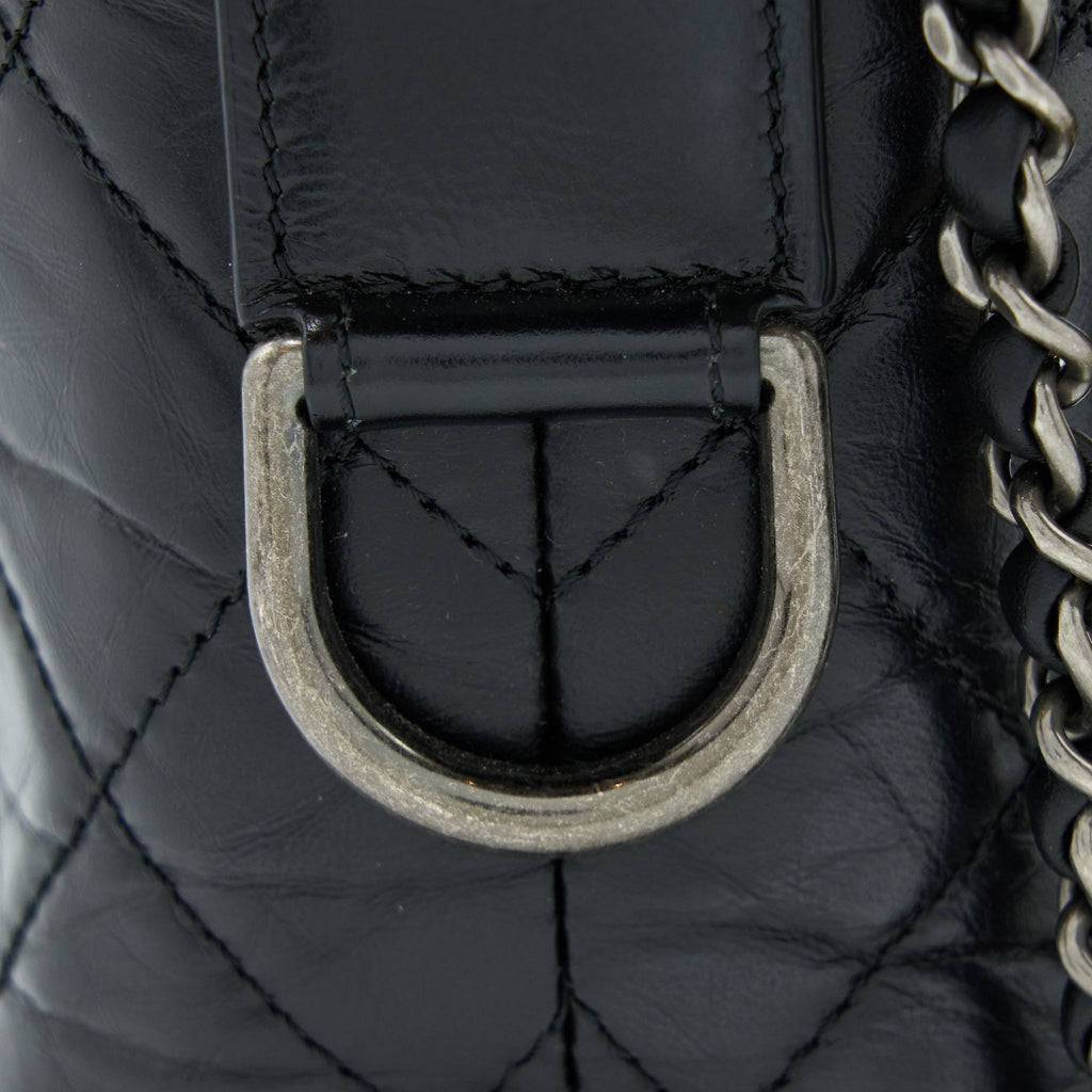 CHANEL SMALL GABRIELLE HOBO BAG CALFSKIN BLACK WITH MULTICOLOUR HARDWARE