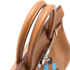 HERMES BIRKIN 30 TRESSAGE SWIFT/EPSOM GOLD/BLEU INDIGO/BLEU NORD SHW