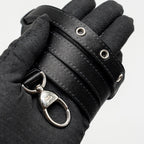 Dior Mini Lady Dior Cannage Satin with Strass Black SHW