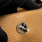 Hermes Mini Lindy II Clemence Biscuit SHW