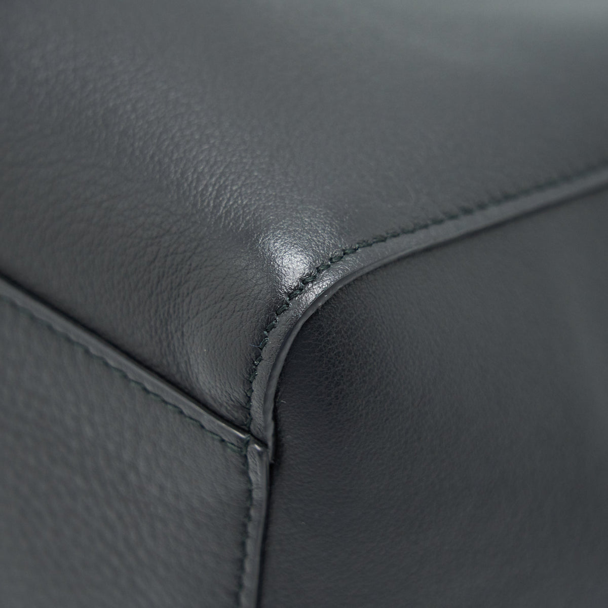 BALENCIAGA LEATHER SHOPPING TOTE BAG BLACK