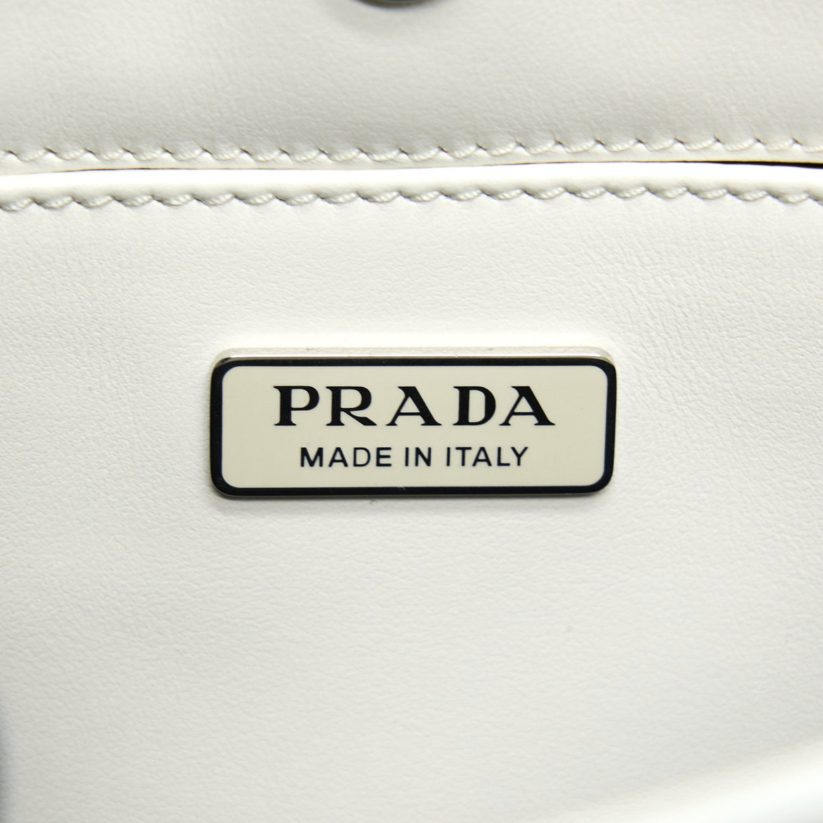 PRADA CLEO BAG CALFSKIN WHITE SHW