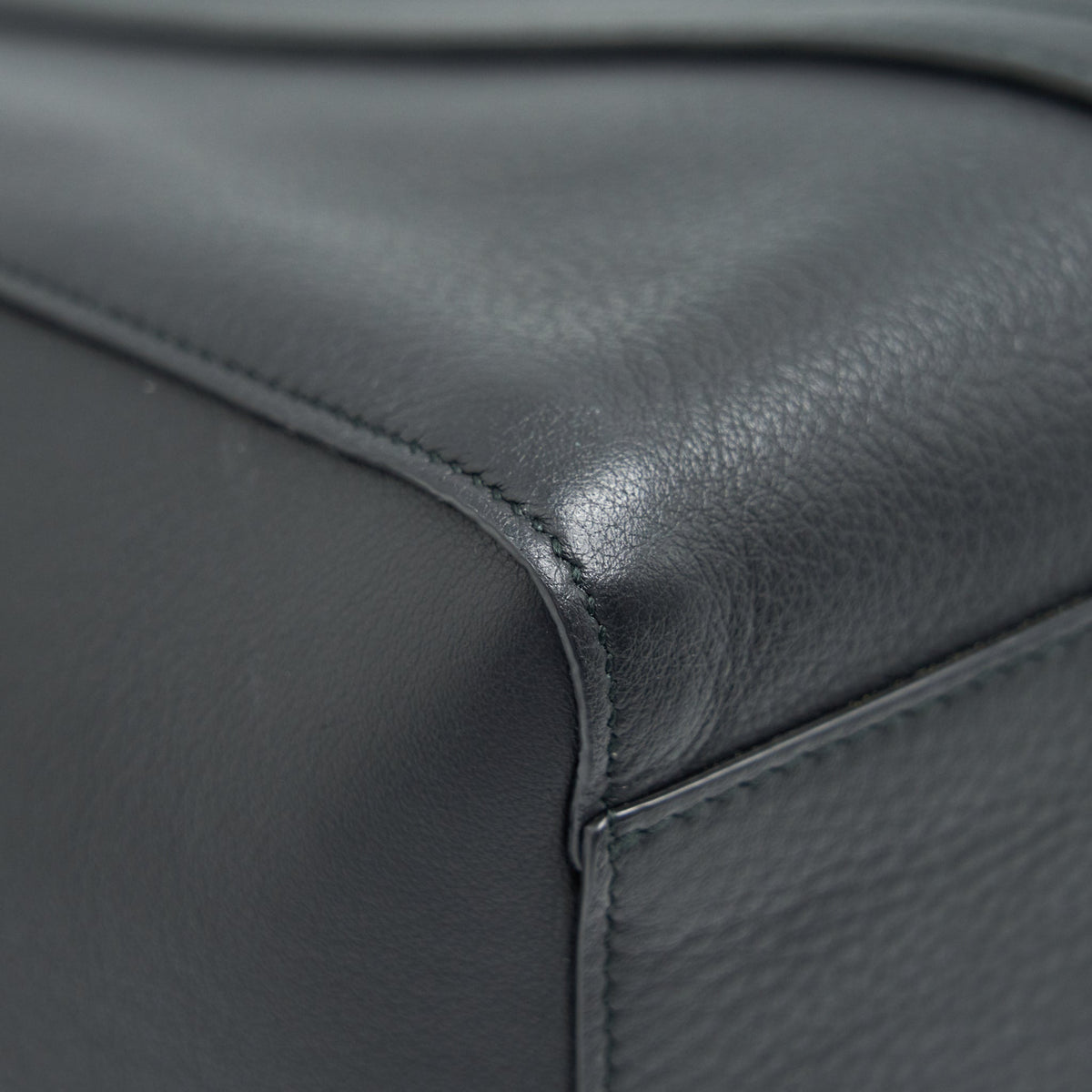 BALENCIAGA LEATHER SHOPPING TOTE BAG BLACK