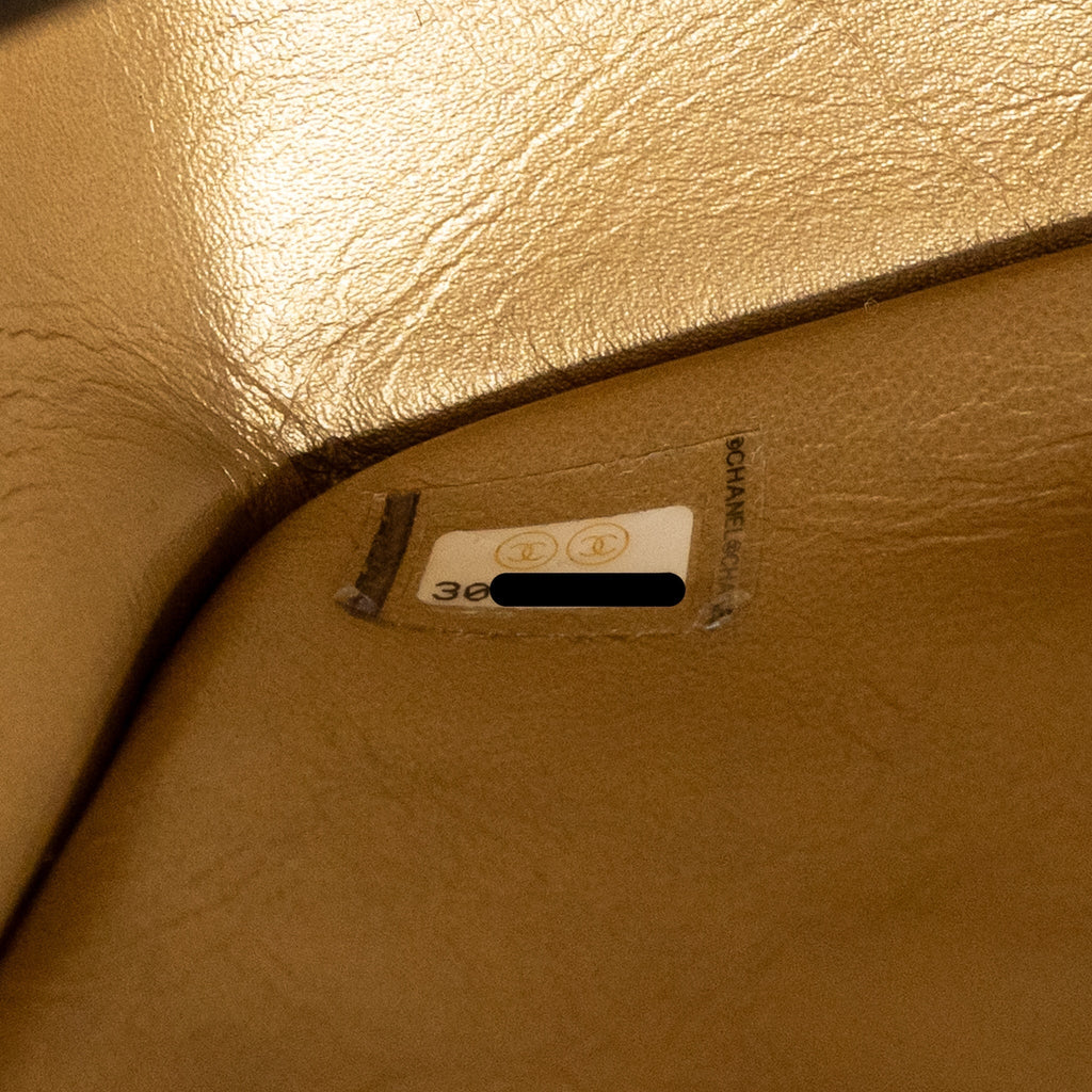 CHANEL PEARL CRUSH MINI SQUARE LAMBSKIN BLACK GHW