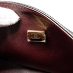 CHANEL SMALL CLASSIC DOUBLE FLAP BAG CAVIAR BLACK GHW (MICROCHIP)