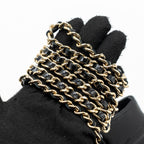 CHANEL 24C MINI 31 CLUTCH WITH CHAIN SHINY CALFSKIN  BLACK LGHW(MICROCHIP)