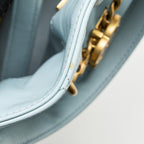 Chanel Enamel CC Bucket Bag Lambskin Light Blue GHW (Microchip)