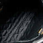 CHANEL SMALL 22 BAG SHINY CALFSKIN BLACK GHW(MICROCHIP)