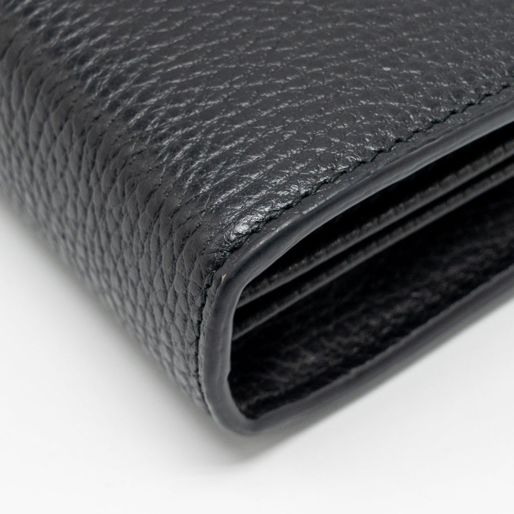 GUCCI DIONYSUS WALLET ON CHAIN CALFSKIN BLACK SHW
