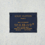 Louis. Vuitton Cashmere Shawl in Light Blue and Grey