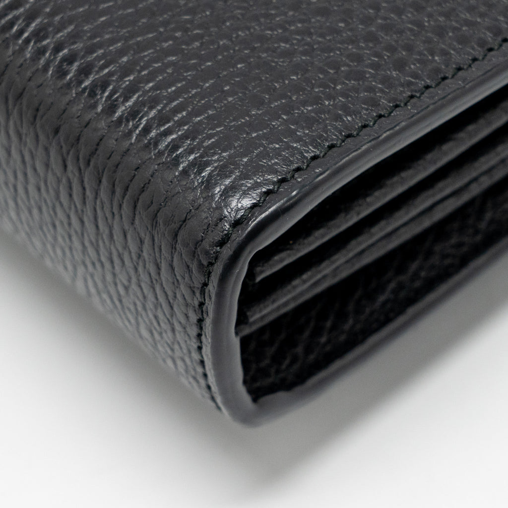GUCCI DIONYSUS WALLET ON CHAIN CALFSKIN BLACK SHW