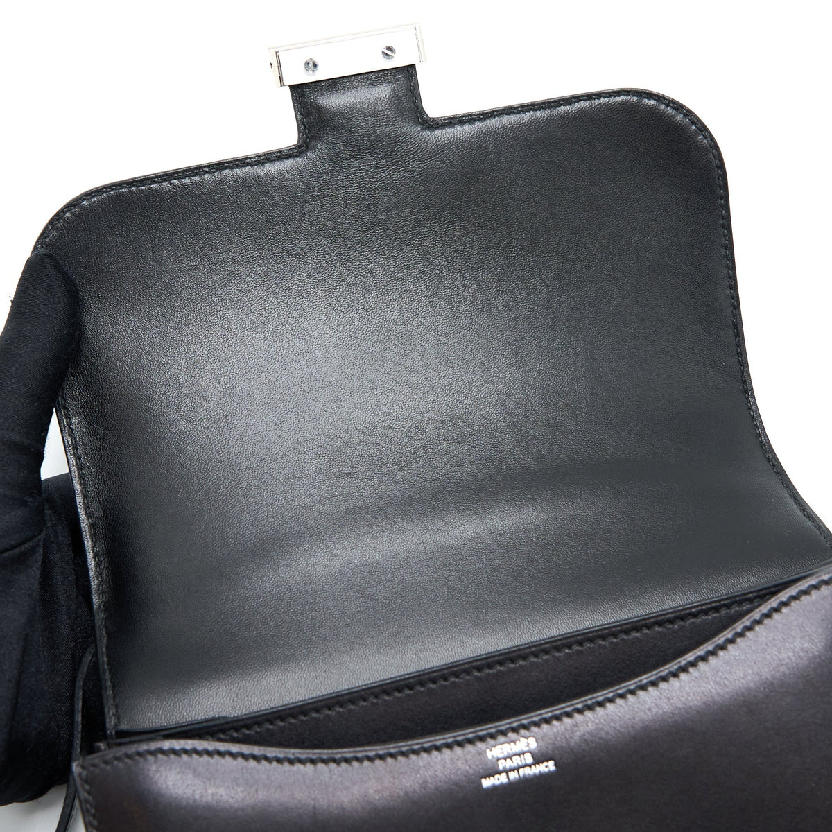 HERMES MINI CONSTANCE SOMBRE BLACK SHW
