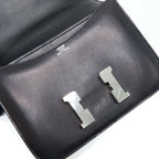 HERMES MINI CONSTANCE SOMBRE BLACK SHW