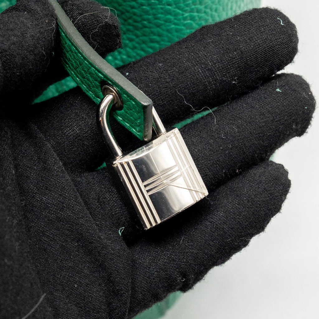 Hermes Picotin 22 Lock Bag Clemence Vert Vertigo SHW