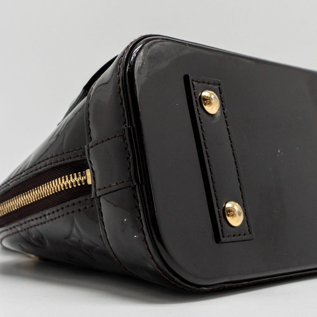 LOUIS VUITTON ALMA BB MONOGRAM PATENT AMATANTE GHW