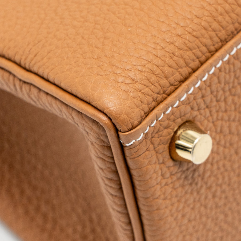 Hermes Kelly 25 Togo Gold GHW