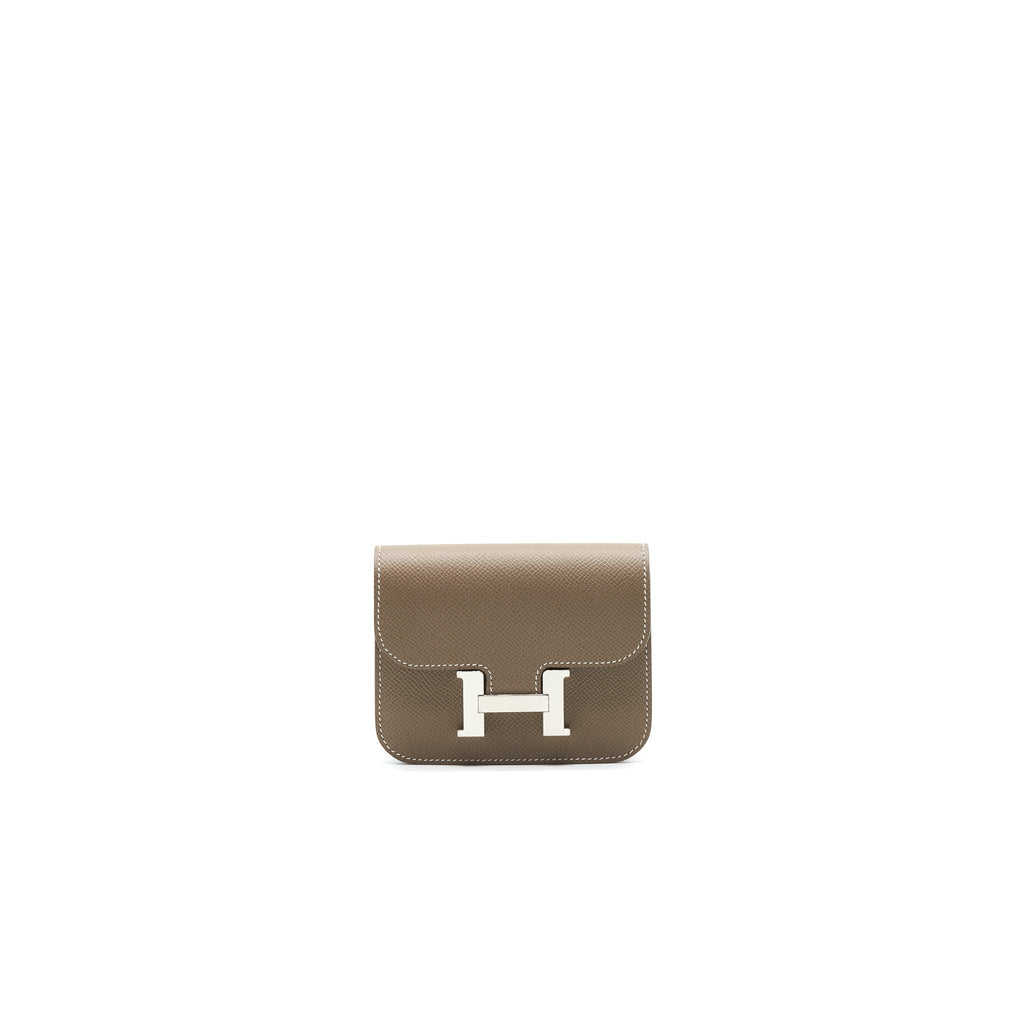 HERMES CONSTANCE SLIM WALLET ETOUPE SHW