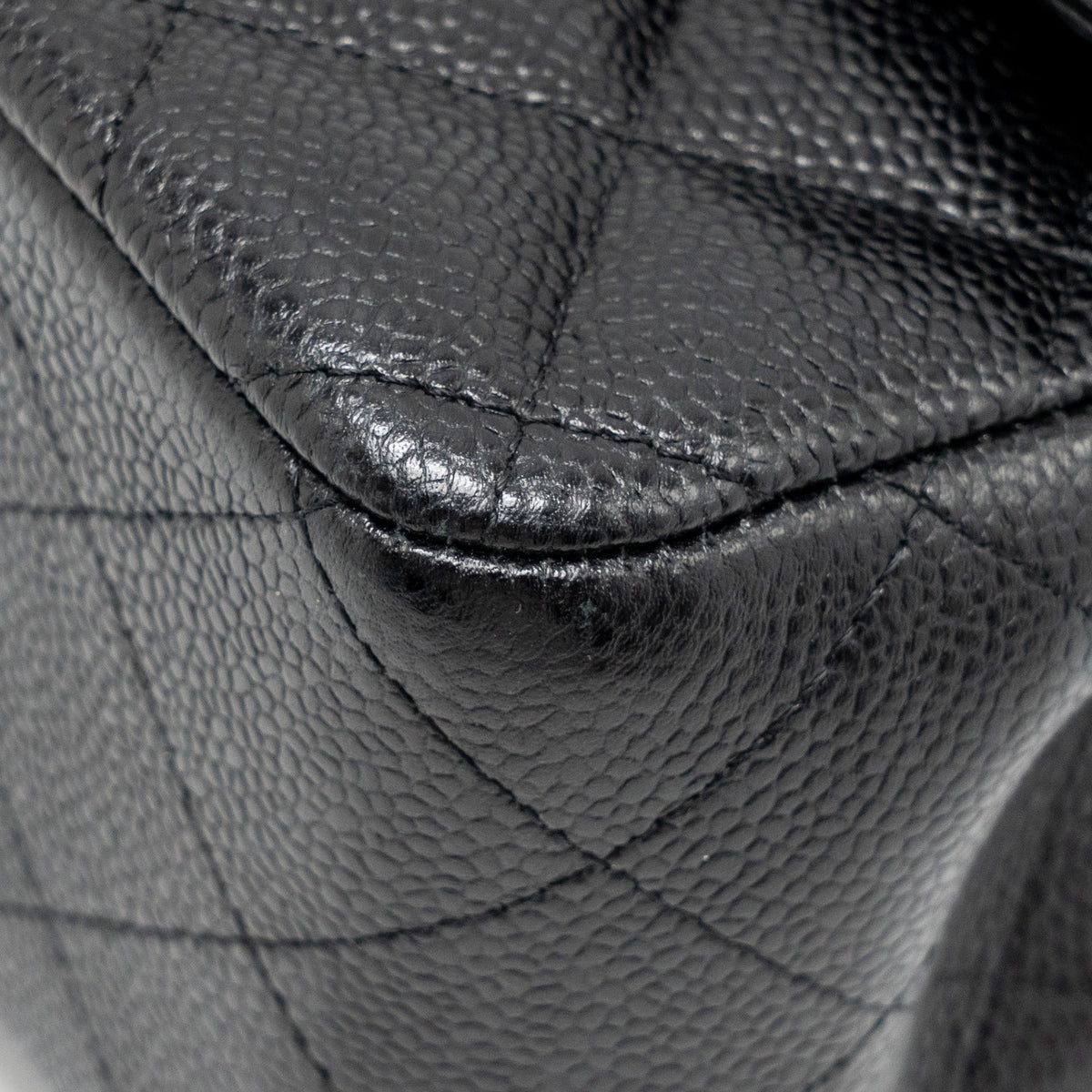 CHANEL JUMBO CLASSIC DOUBLE FLAP BAG CAVIAR BLACK GHW