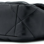 CHANEL SMALL 19 BAG LAMBSKIN BLACK MULTICOLOUR HARDWARE