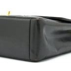 CHANEL VINTAGE MEDIUM DIANA FLAP BAG LAMBSKIN BLACK GHW