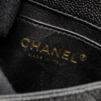 CHANEL 23P MINI COCO LOVE FLAP BAG CAVIAR BLACK BRUSHED GHW(MICROCHIP)