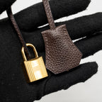 Hermes Kelly 28 Togo Chocolate GHW