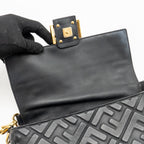 Fendi Baguette Bag Lambskin Black GHW