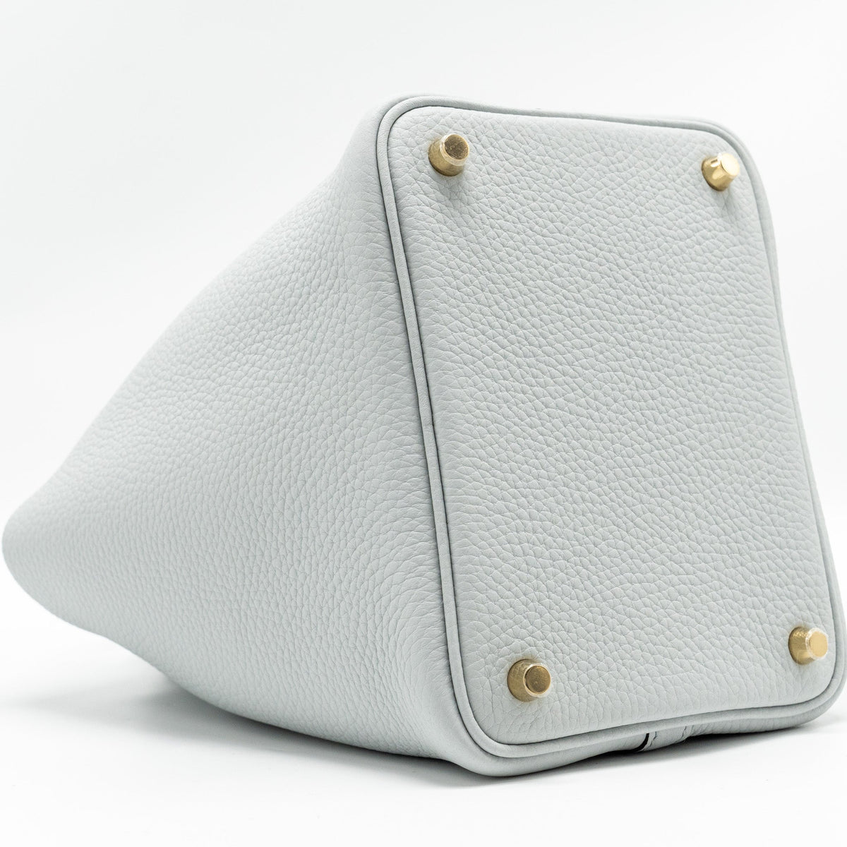 HERMES PICOTIN 18 LOCK BAG CLEMENCE BLEU PALE GHW