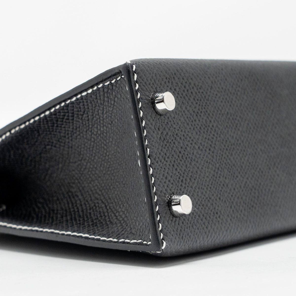 Hermes Mini Kelly II Special Order Epsom Black/Lime SHW