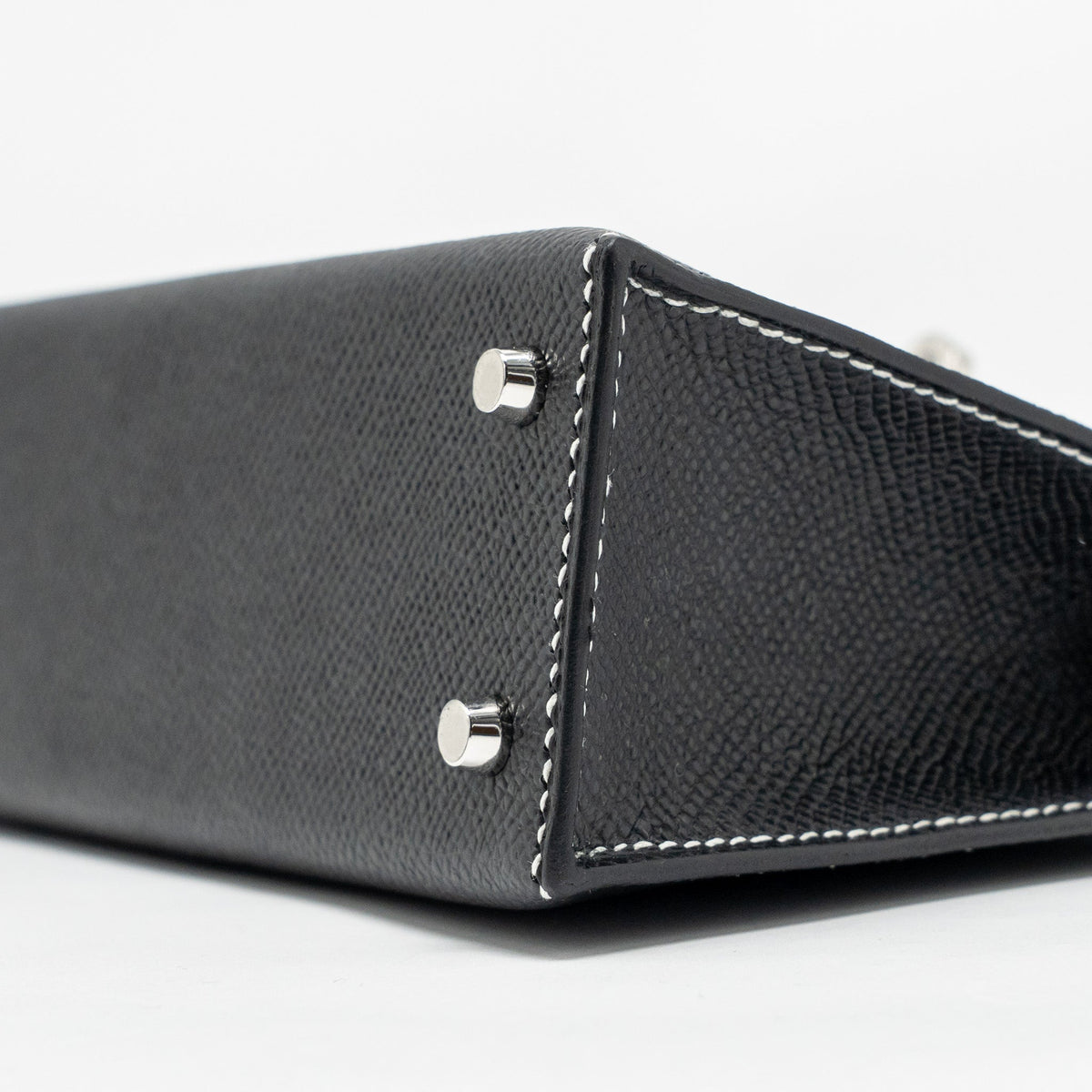 HERMES MINI KELLY II SPECIAL ORDER EPSOM BLACK/LIME SHW