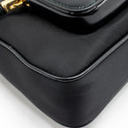PRADA RE-NYLON MINI BAG NYLON/ CALFSKIN BLACK GHW
