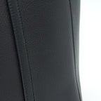 BALENCIAGA LEATHER SHOPPING TOTE BAG BLACK