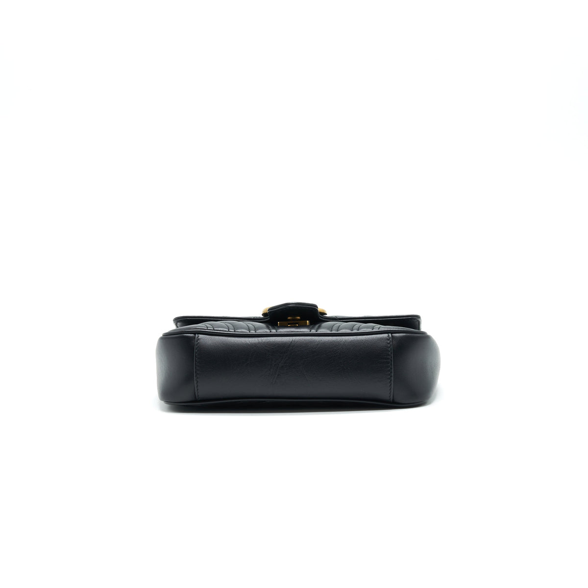 GUCCI GG MARMONT MINI BAG BLACK WITH GHW