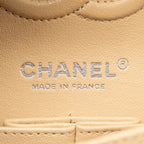CHANEL SMALL CLASSIC DOUBLE FLAP BAG CAVIAR BEIGE SHW (MICROCHIP) (Copy)