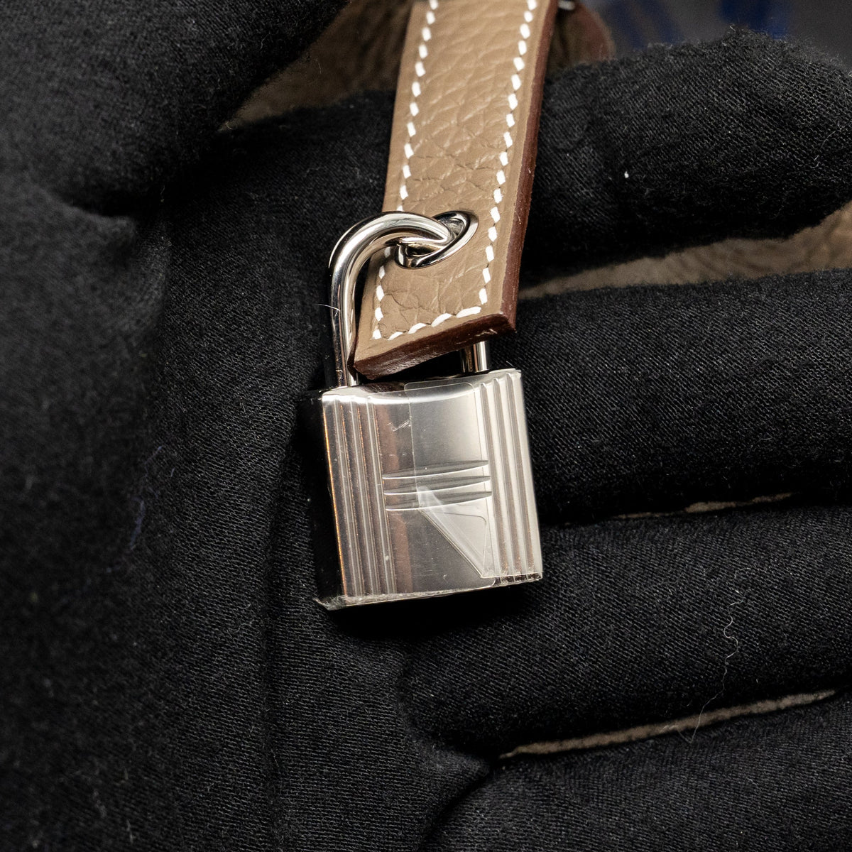 Hermes Picotin 18 Lock Bag Clemence etoupe SHW