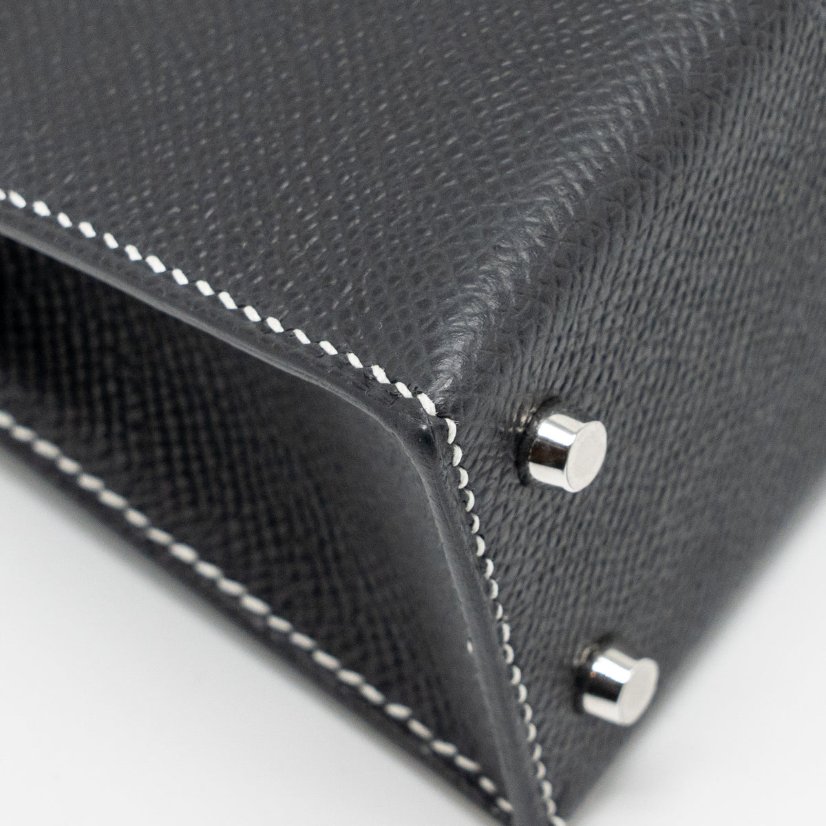 Hermes Mini Kelly II Special Order Epsom Black/Lime SHW