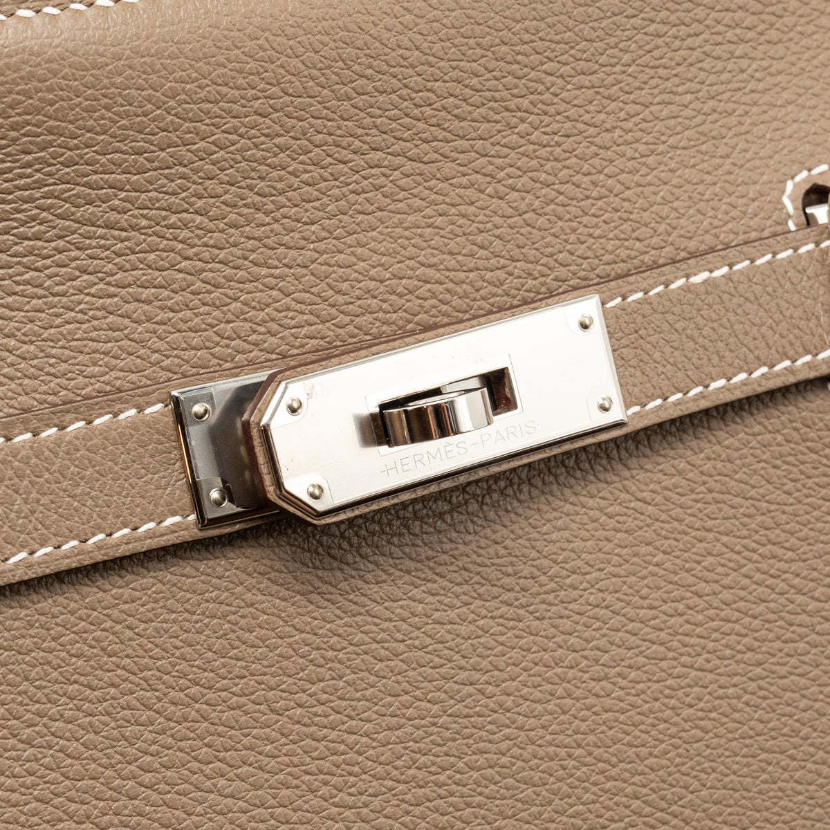 Hermes Mini Jypsiere evercolor Etoupe SHW