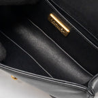 CHANEL SMALL BOY BAG RABBIT HAIR LIMITED EDITION LAMBSKIN BLACK GHW