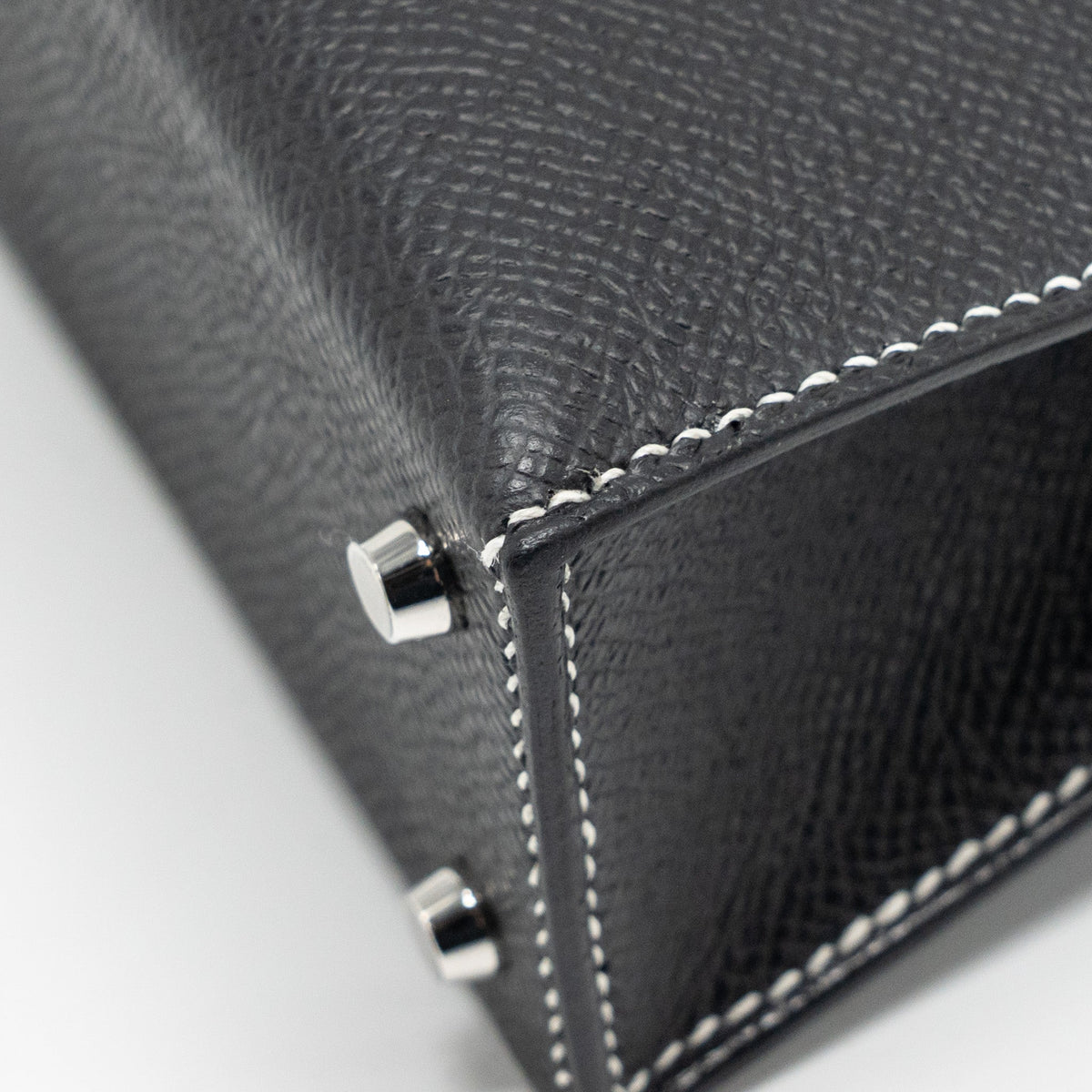 Hermes Mini Kelly II Special Order Epsom Black/Lime SHW