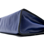 HERMES HERBAG 31 ZIP BAG TOLIE H BERLINE CANVAS/VACHE HUNTER BLUE ENCRE/BLACK SHW