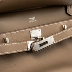 Hermes Mini Jypsiere evercolor Etoupe SHW