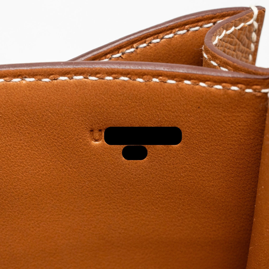 Hermes Mini Constance Epsom Gold GHW