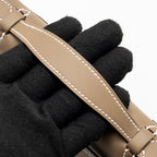 Hermes Kelly Pochette swift etoupe SHW