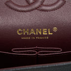 CHANEL SMALL CLASSIC DOUBLE FLAP BAG CAVIAR BLACK GHW (MICROCHIP)