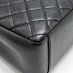 CHANEL GRAND SHOPPING TOTE BAG CAVIAR BLACK SHW