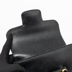GUCCI HORSEBIT 1955 SMALL SHOULDER BAG CALFSKIN BLACK GHW