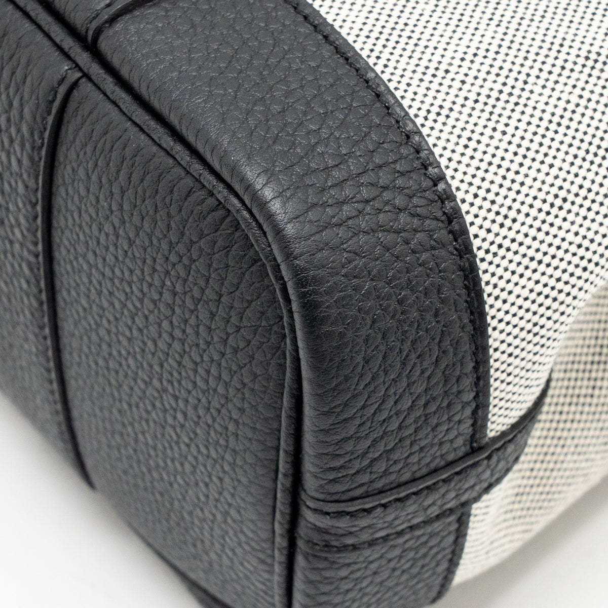 Hermes Neo Garden Party 23 Canvas/Negonda Ecru-Noir/Noir SHW